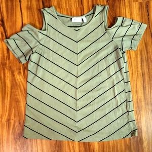 Cold Shoulder Womens Shirt